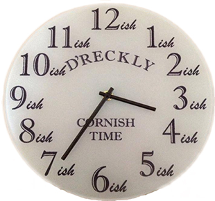 dreckly clock