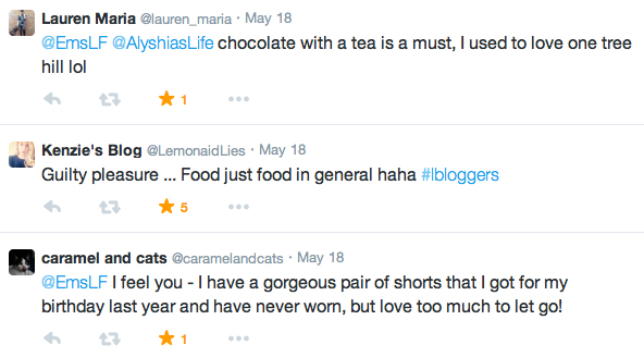 #lbloggers chat