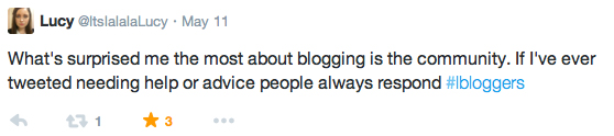 #lbloggers chat
