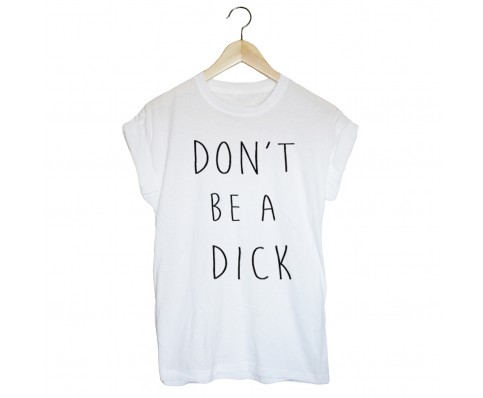 dont be a dick tee from lost lanes