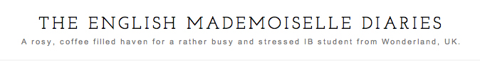 the english mademoiselle diaries blog