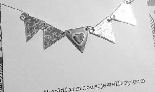 bunting necklace from the old farmhouse jewellery