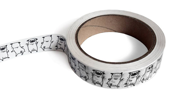 dancing pug tape from the curious pancake