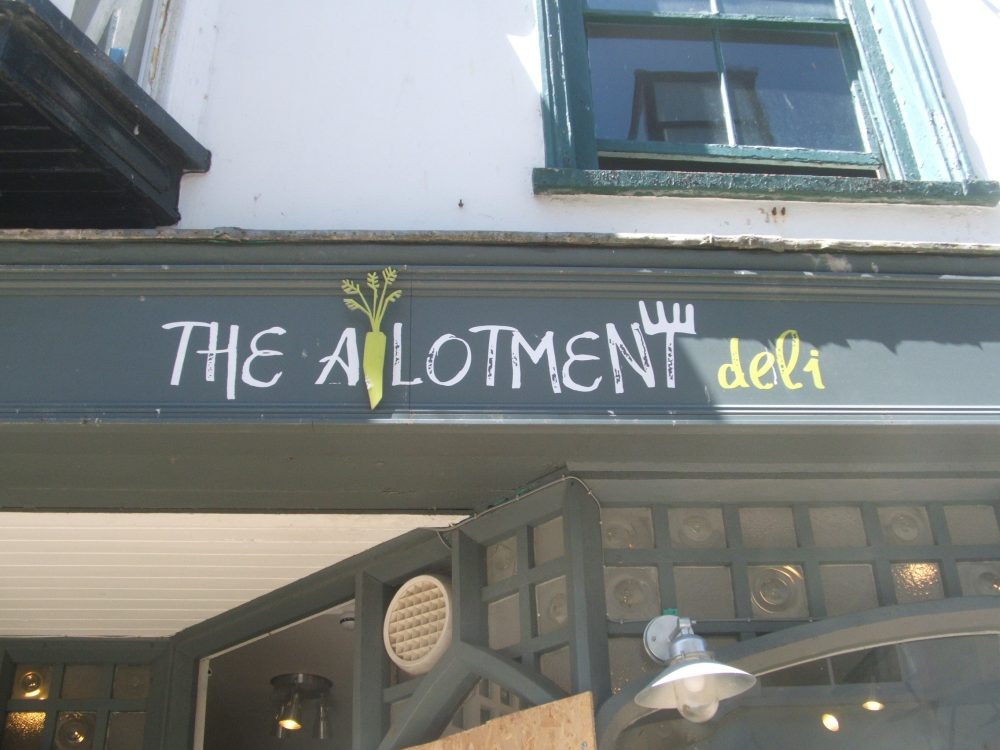 the allotment deli, st ives