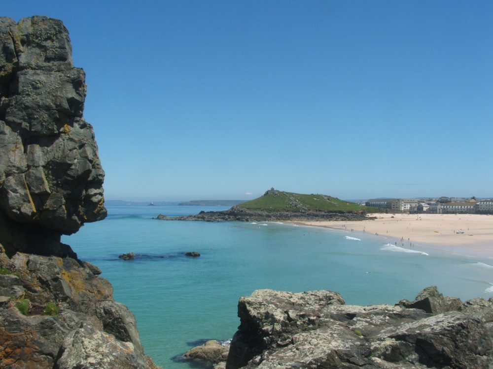 coastal walk, st ives, cornwall