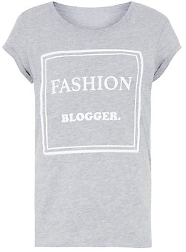 fashion blogger tee from new look