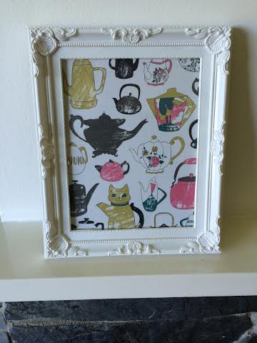 framed wrapping paper