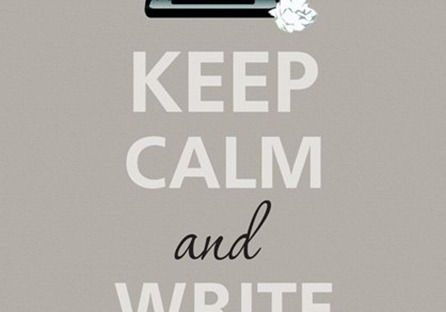 keep calm and write a blog