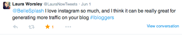 #lbloggers chat
