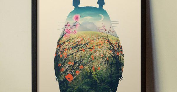 my neighbour totoro print from firebox