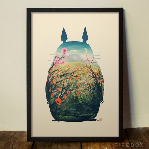 my neighbour totoro print from firebox