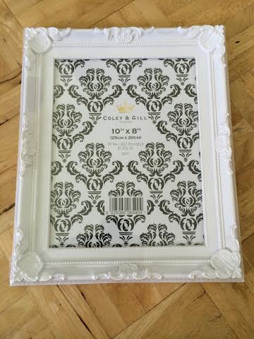 picture frame from poundland