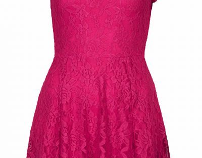 pink lace dress from Topshop