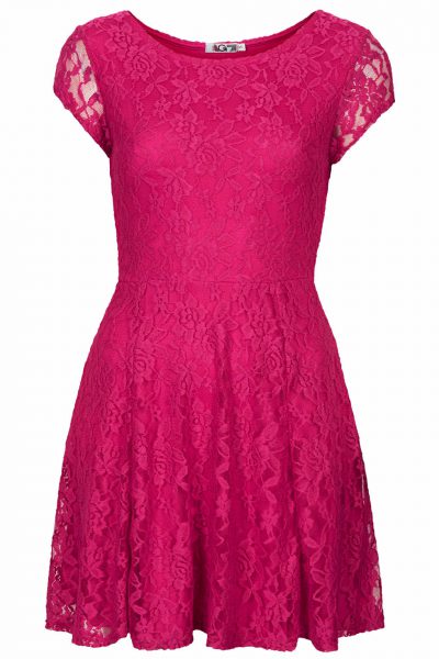 pink lace dress from Topshop