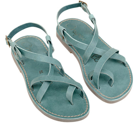  teal sandals from etsy