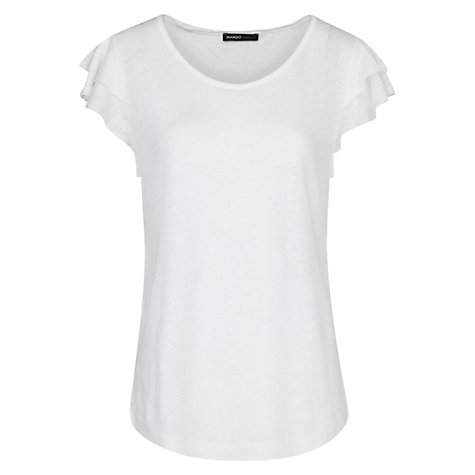 white t-shirt from mango at john lewis