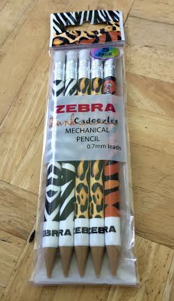 zebra mechanical pencils from poundland