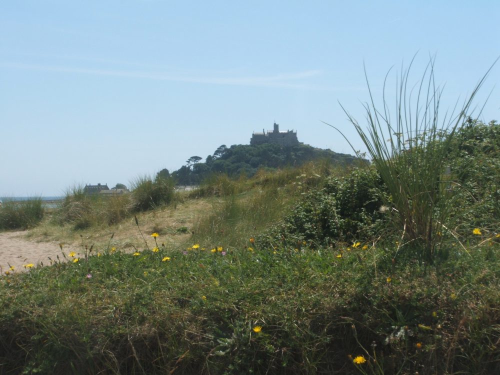 walking to St Michael's Mount