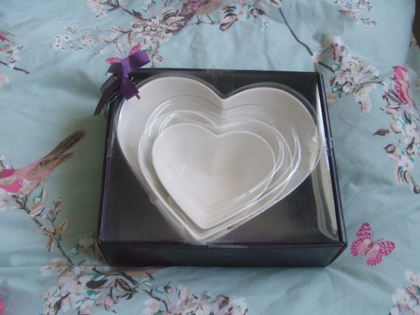 heart dishes from sainsbury's