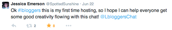 #lbloggers chat