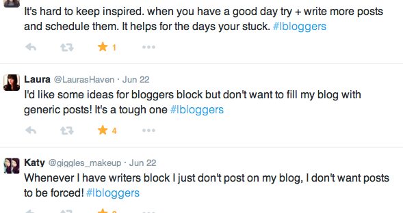 #lbloggers chat