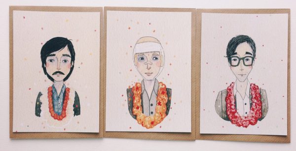 darjeeling brothers postcards from andsmile studio