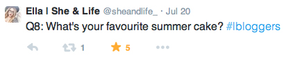 #lbloggers chat