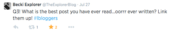 #lbloggers chat