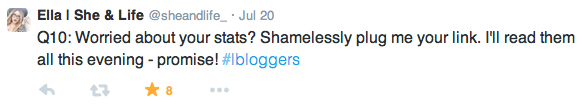 #lbloggers chat