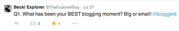 #lbloggers chat