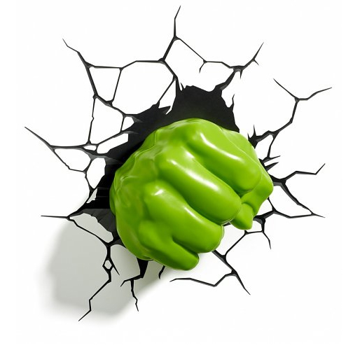 hulk fist wall light from truffle shuffle