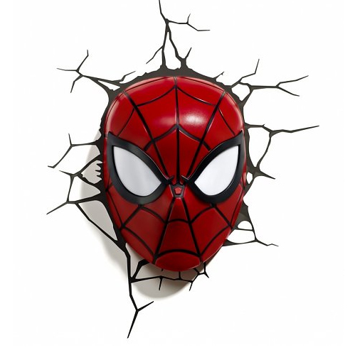 spiderman mask wall light from truffle shuffle