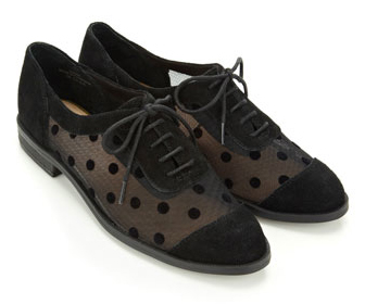 polka dot brogues from accessorize