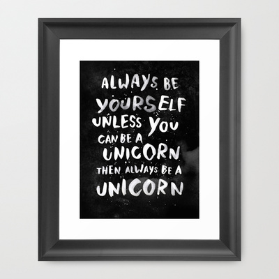 unicorn print from society 6