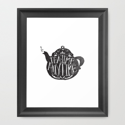 tea time any time print from society 6