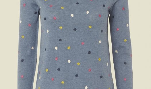 mad about spots jumper from white stuff