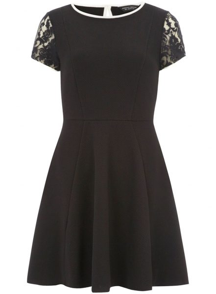 black lace dress from dorothy perkins