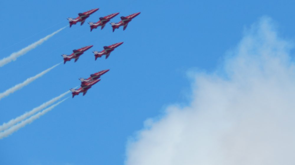 red arrows, falmouth