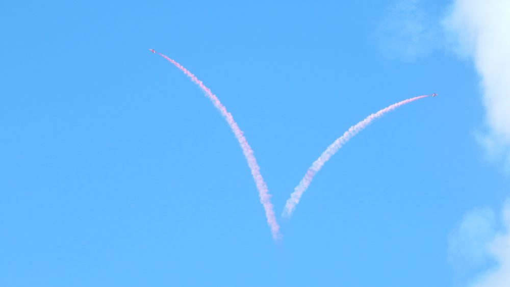 red arrows, falmouth