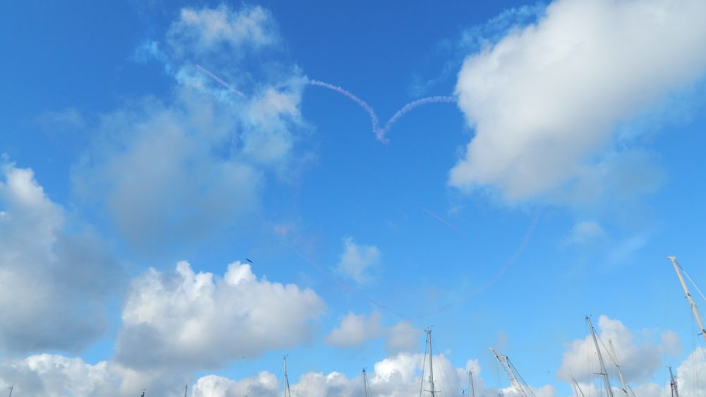 red arrows, falmouth