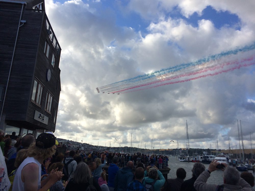 red arrows, falmouth