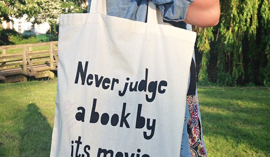 never judge a book by its movie tote from book lover gifts