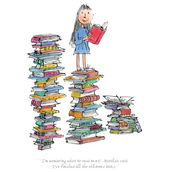 roald dahl day: matilda print