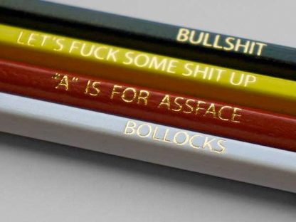 sweary pencils from the curious pancake