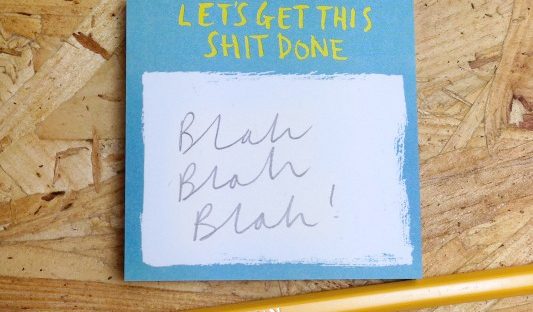 sweary post-its from ohh deer
