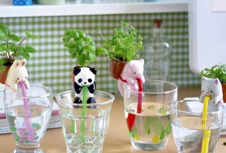 self watering animal planters from What You Sow