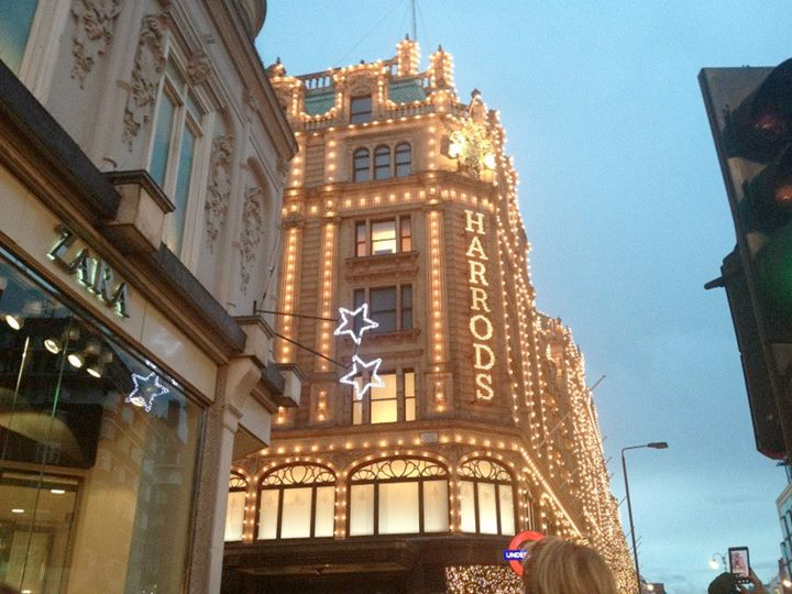 harrods christmas lights