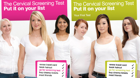 cervical screening test marketing