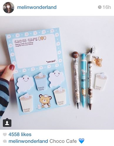 choco cafe stationery
