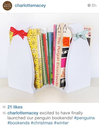 penguin bookends